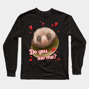 Cute Little Sloth Long Sleeve T-Shirt